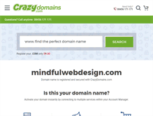 Tablet Screenshot of mindfulwebdesign.com